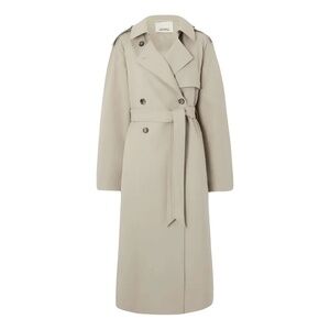 Isabel Marant Jepson Virgin Wool Cotton Trench Coat Size S